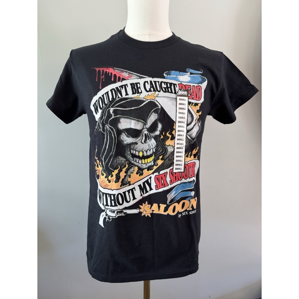 Spencer's Saloon By Six Shot Shooter Graphic T-Shirt Men's Size Small